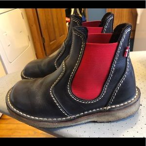 Duckfeet Roskilde Chelsea Boots Slate/Red